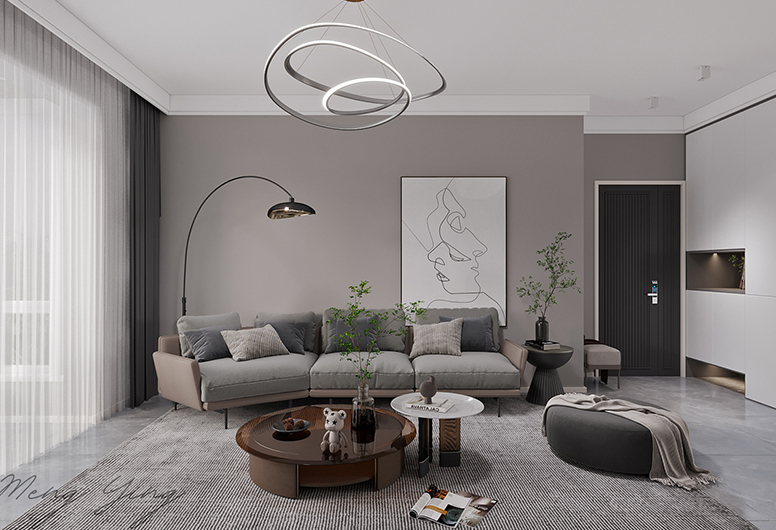 东鸿艺境-现代简约-70平