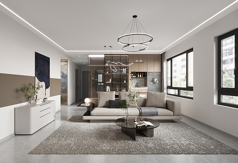 118㎡ 轻奢风格 龙创睦邻