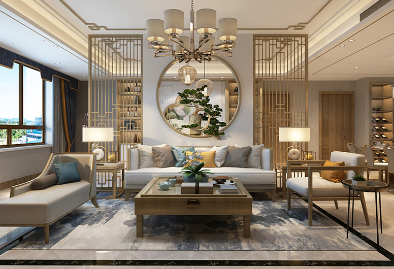 160㎡ 新中式风格 西雅图水岸