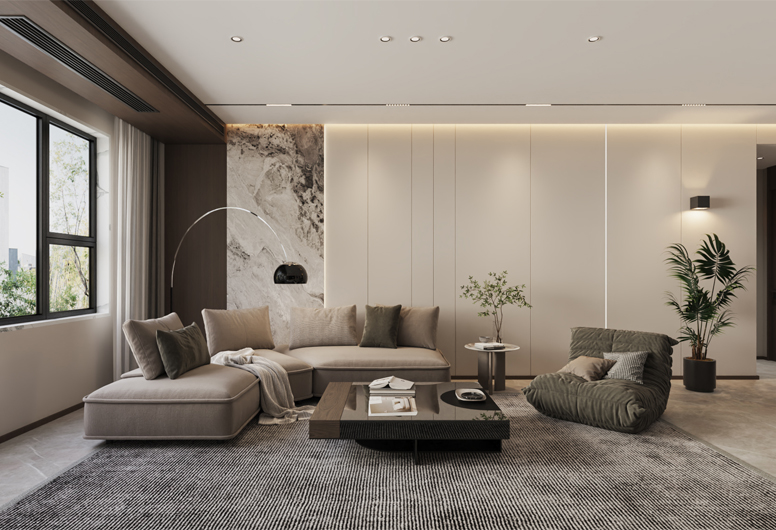 汇智中心-轻奢风格-89平