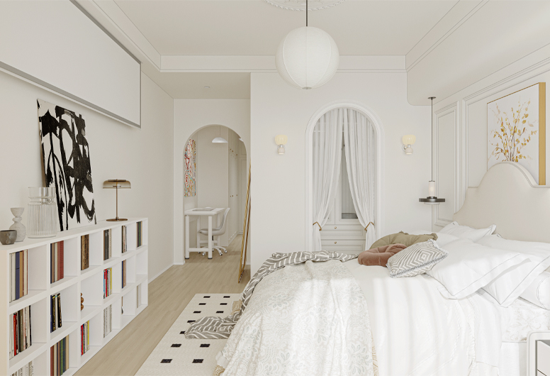 华美天越-欧式风格-120平