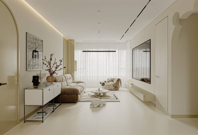 汇智环球金茂城120㎡现代简约