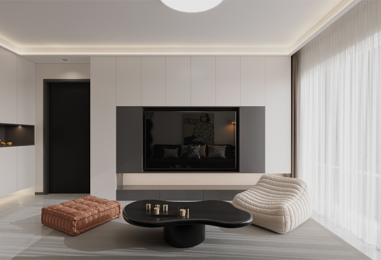 东鸿意境120㎡现代简约